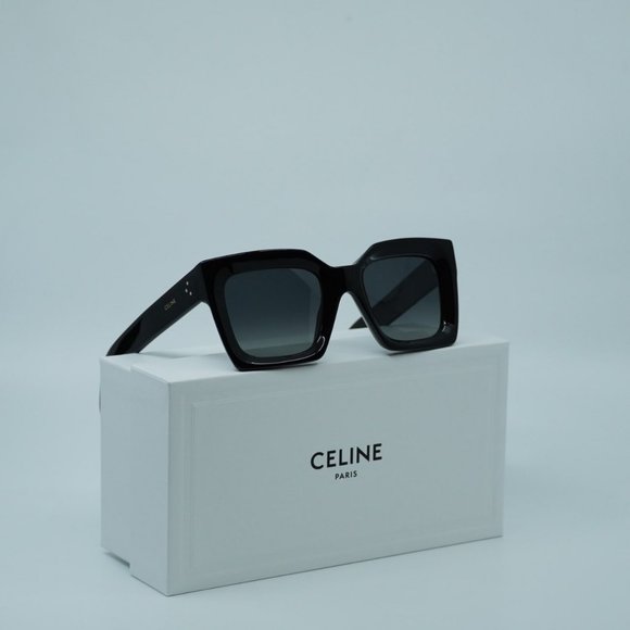 Celine Black Gradient Square Sunglasses main image 6